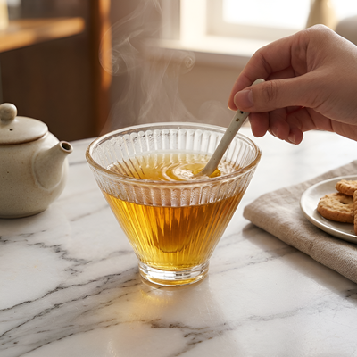 Teeglas originelles Design