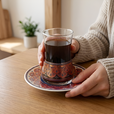 Teeglas türkisch