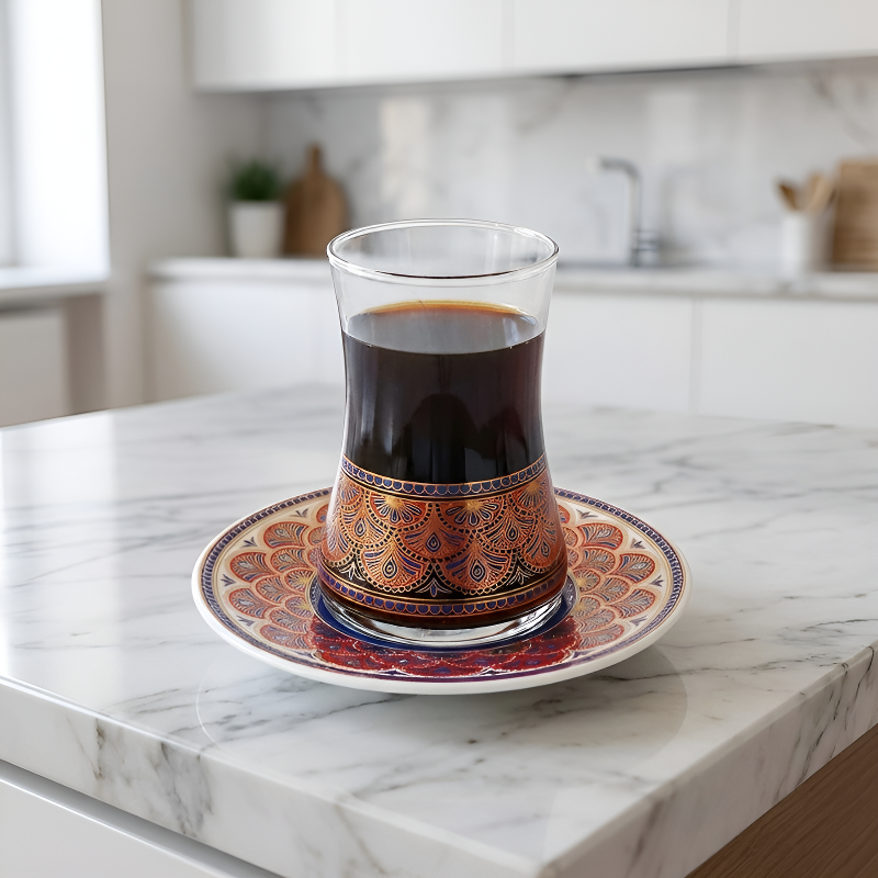 Teeglas türkisch