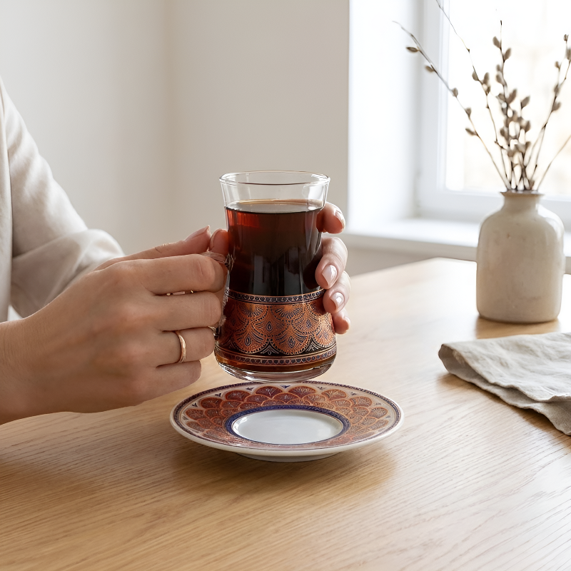 Teeglas türkisch