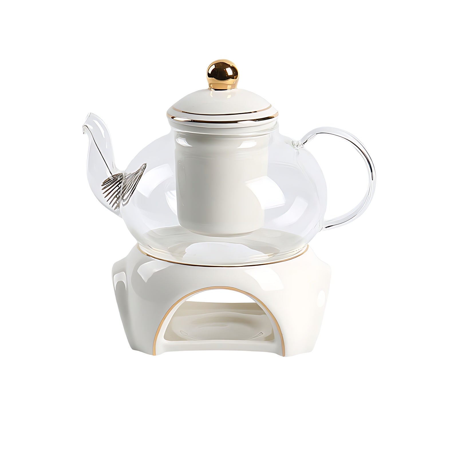 Teekann Glas Mit Stövchen