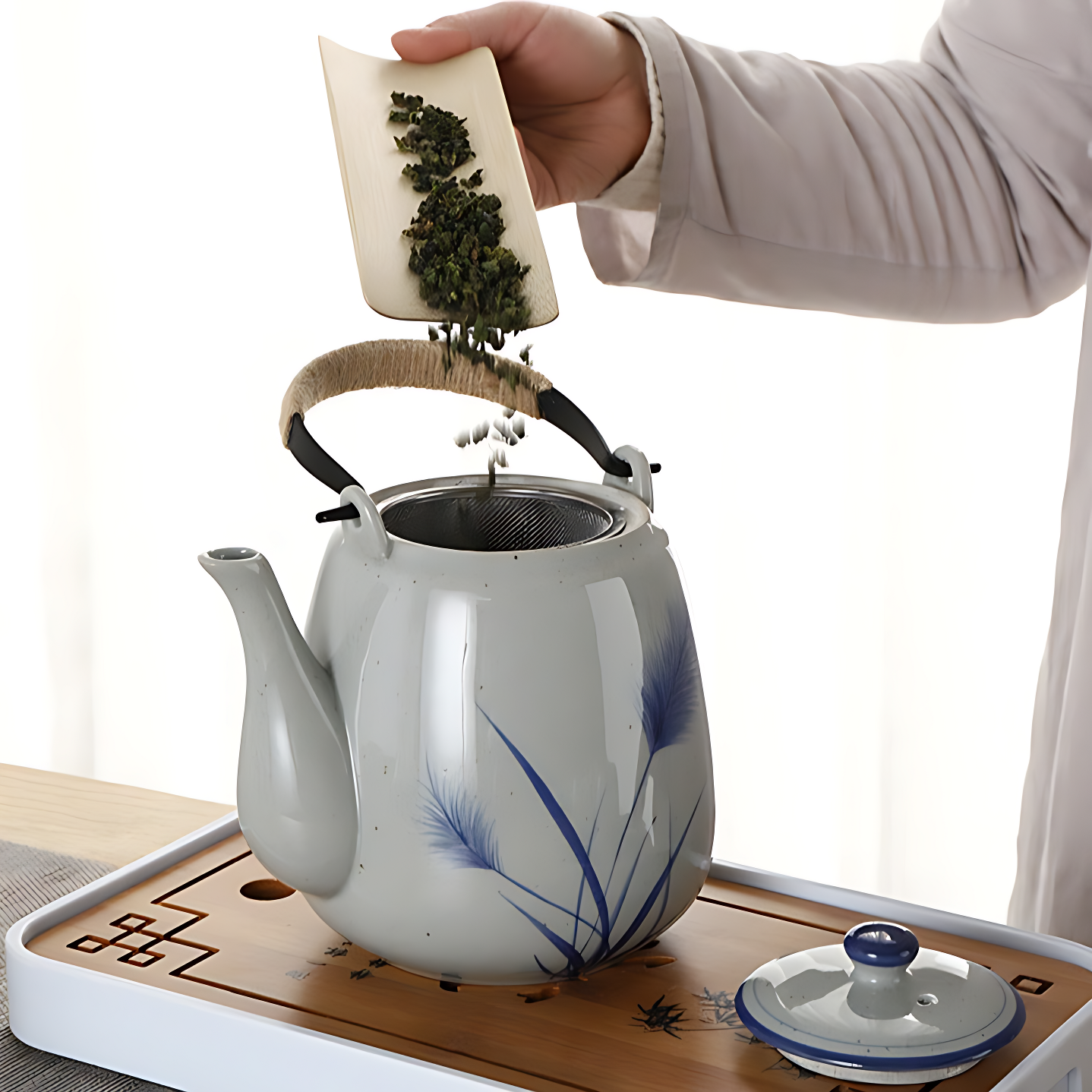 Teekanne 1 5 Liter Grau