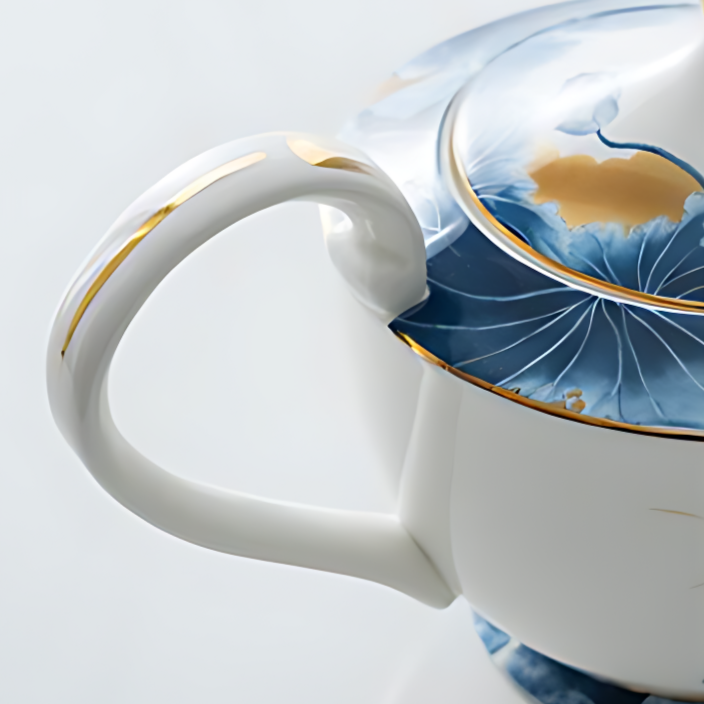 Teekanne Antik Porzellan