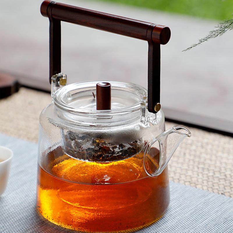 Teekanne Aus Glas Für Teeblumen