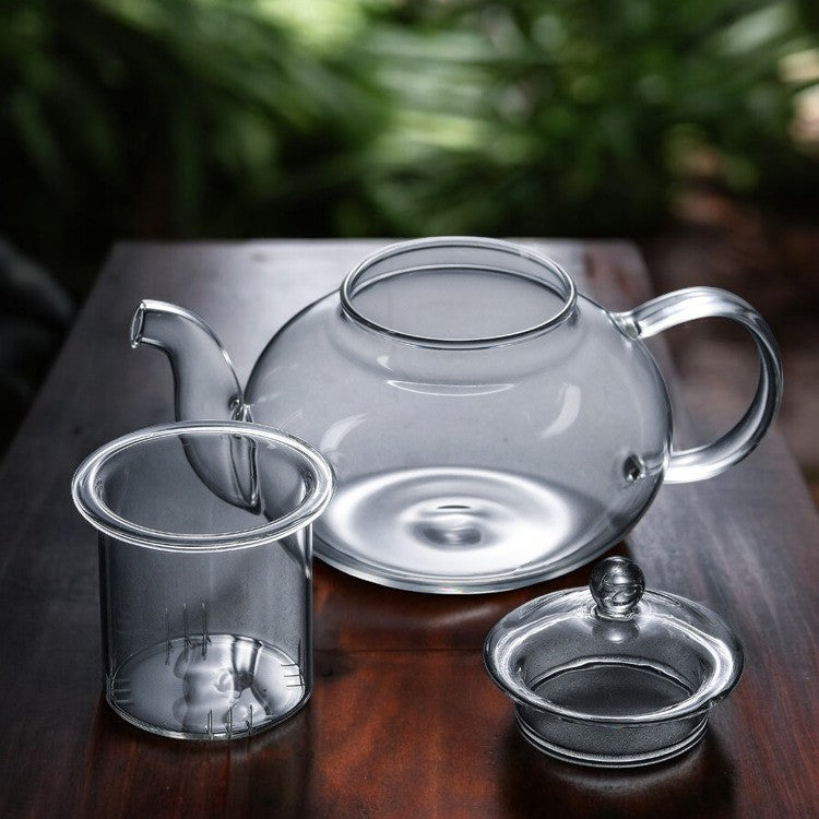 Teekanne Aus Glas Mit Stövchen