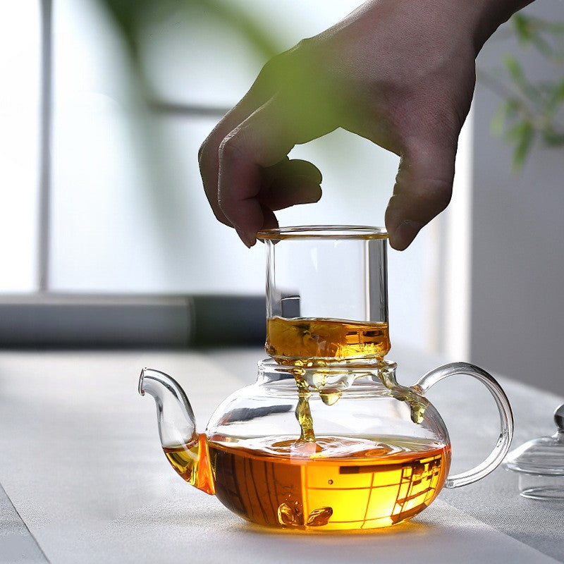 Teekanne Aus Glas Mit Stövchen