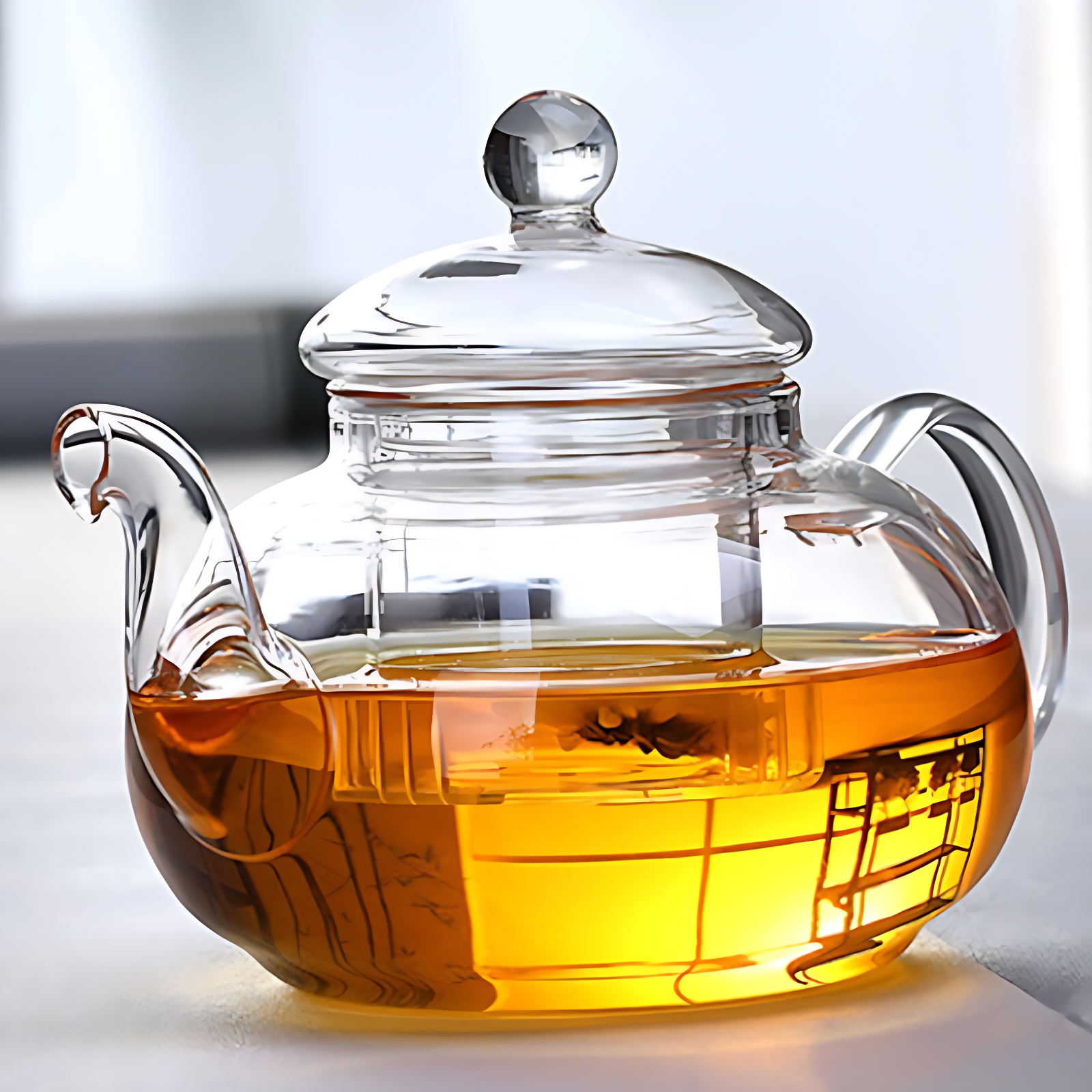 Teekanne Aus Glas Mit Stövchen