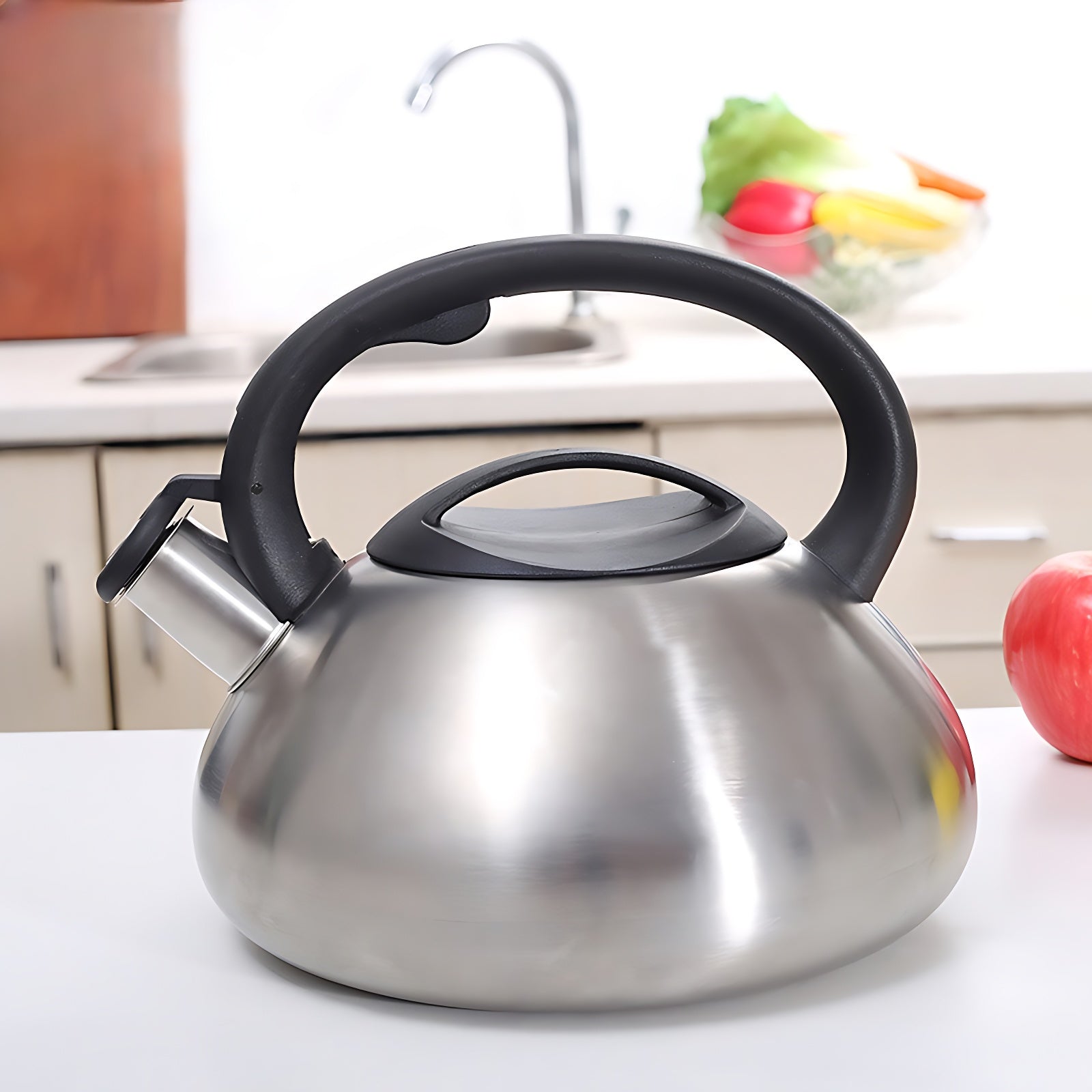 Teekanne Edelstahl Matt