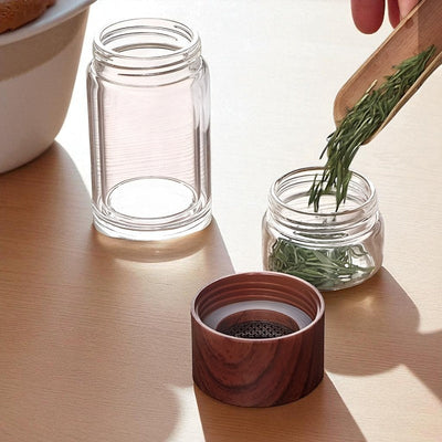 Teekanne Flasche Glas