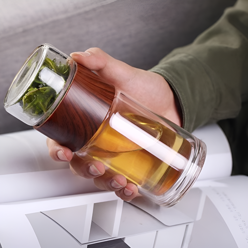 Teekanne Flasche Glas