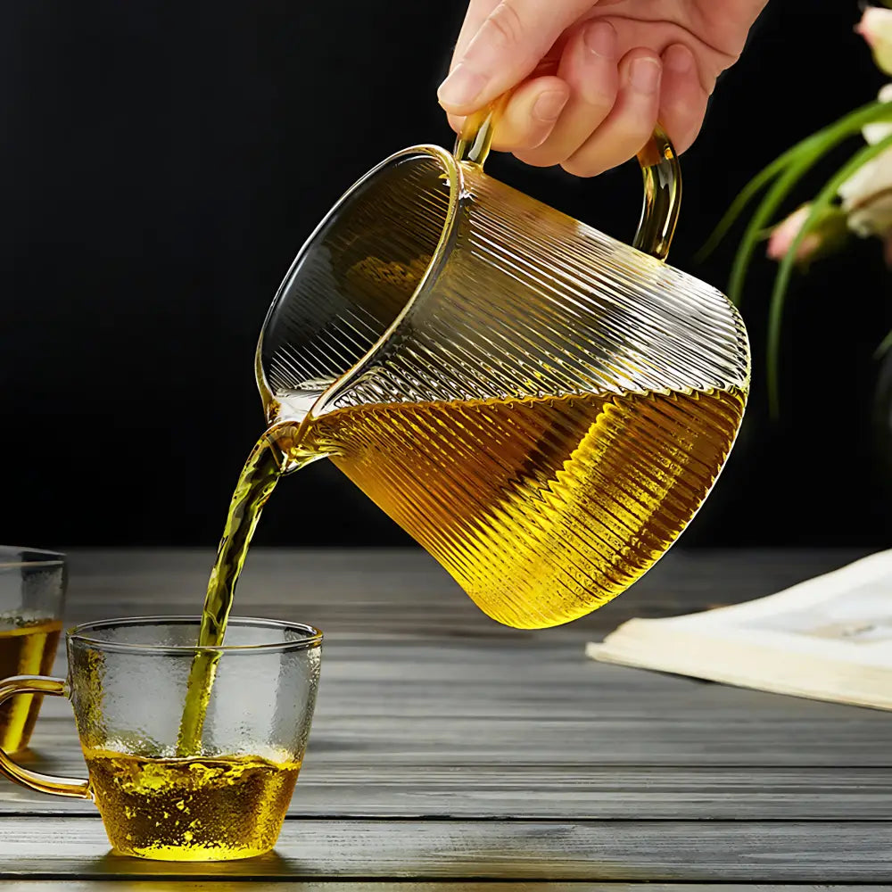 Teekanne Glas Klassisch