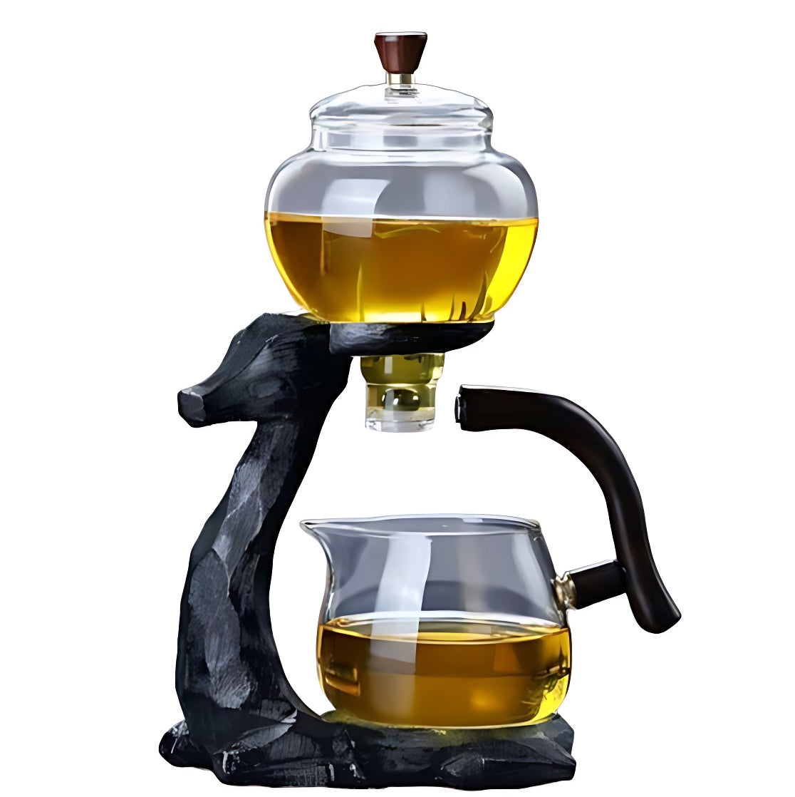 Teekanne Glas Schwarztee