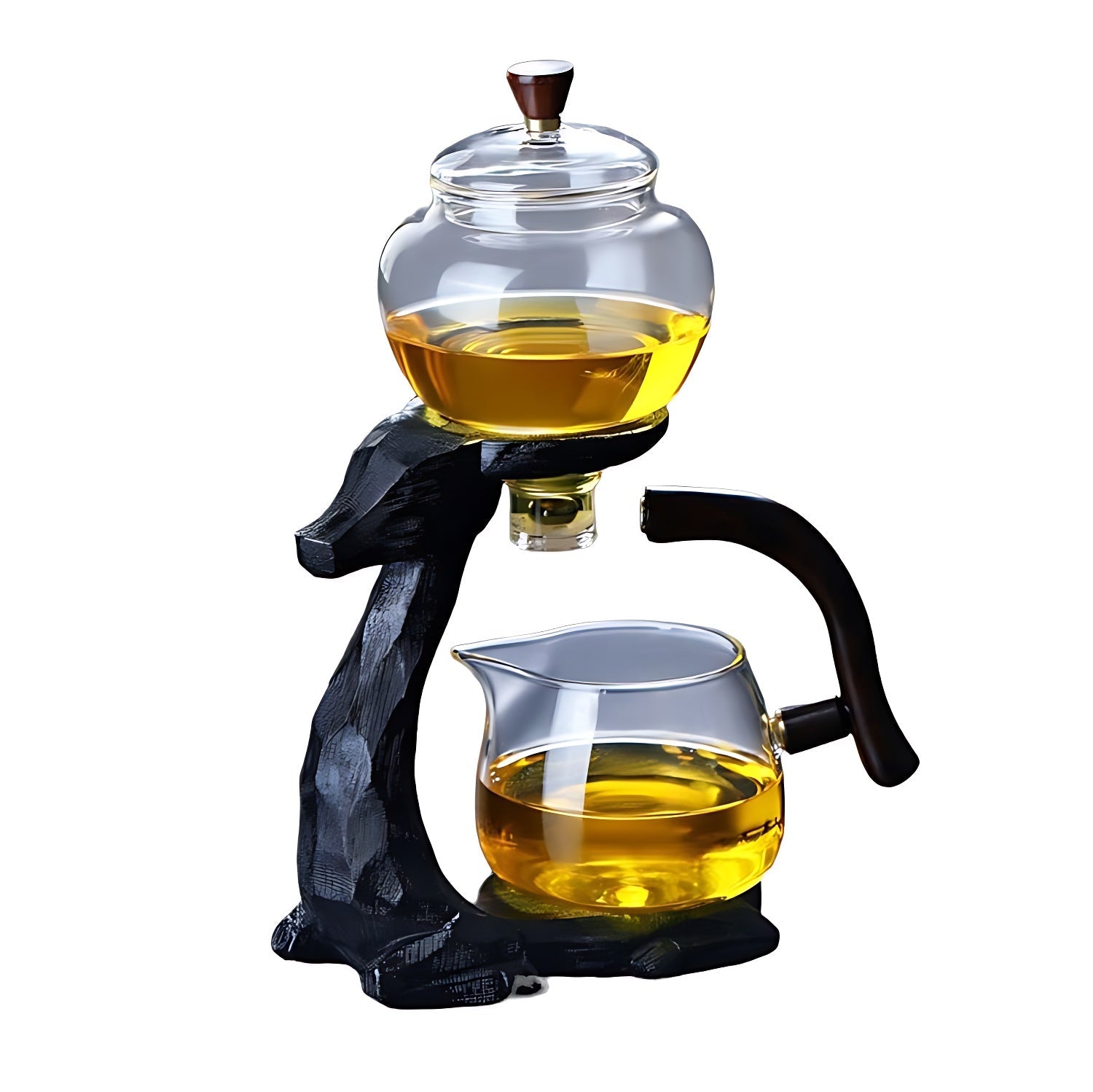 Teekanne Glas Schwarztee