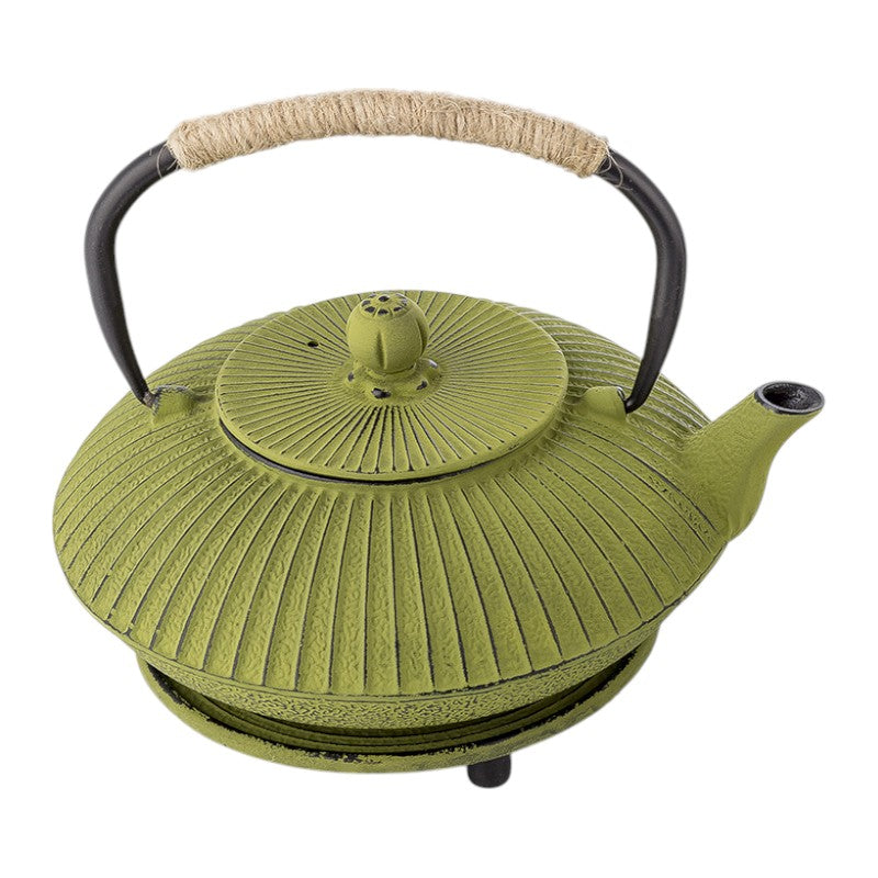 Teekanne gusseisen grün