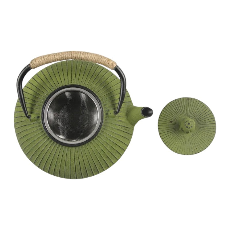 Teekanne gusseisen grün