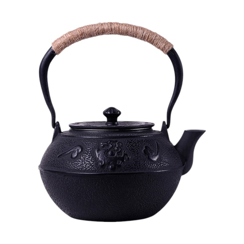 Teekanne gusseisen innen emailliert