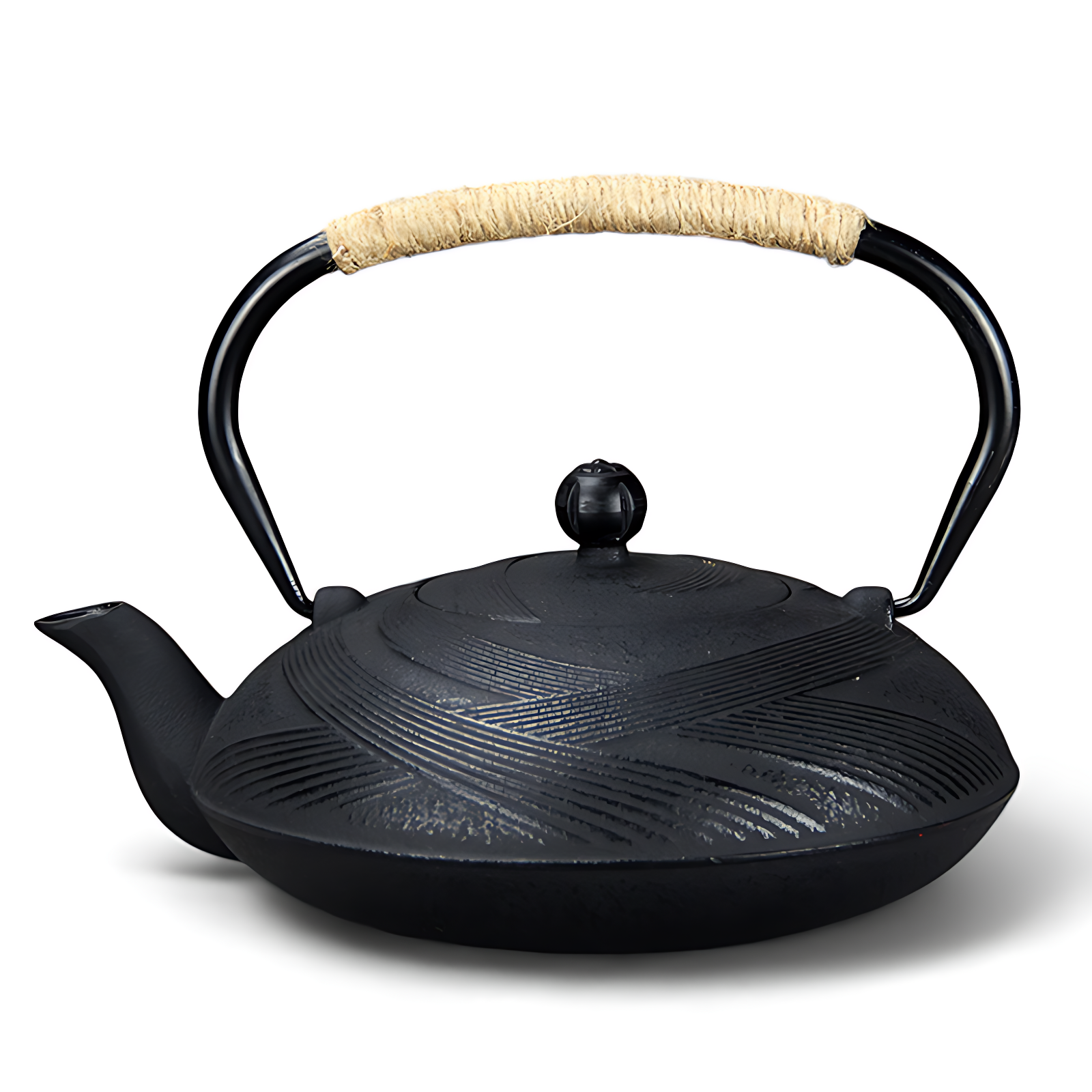 Teekanne gusseisen japan schwarz