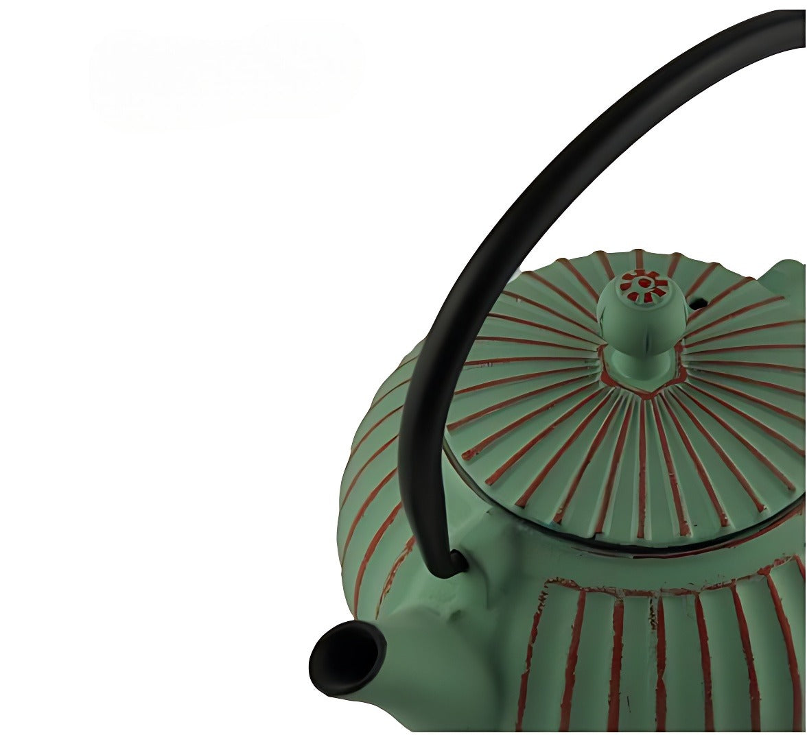 Teekanne gusseisen klein grün