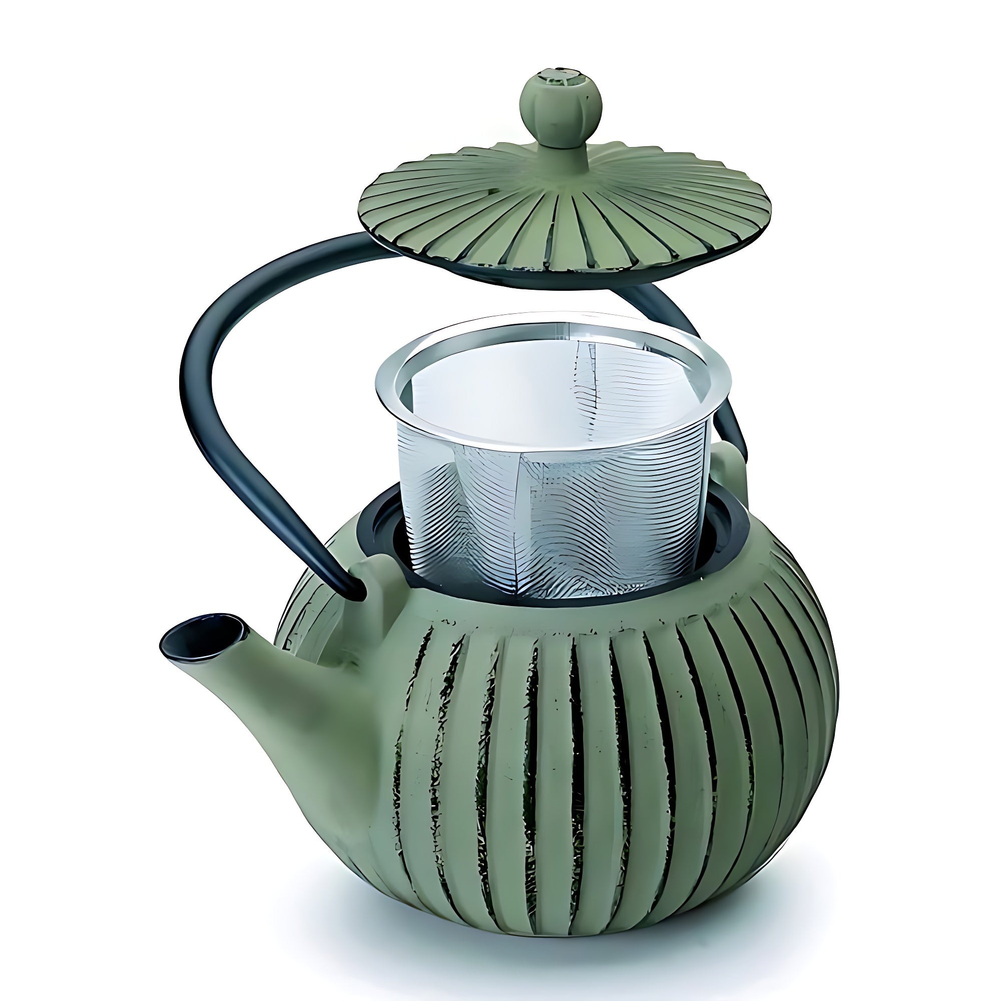 Teekanne gusseisen klein grün