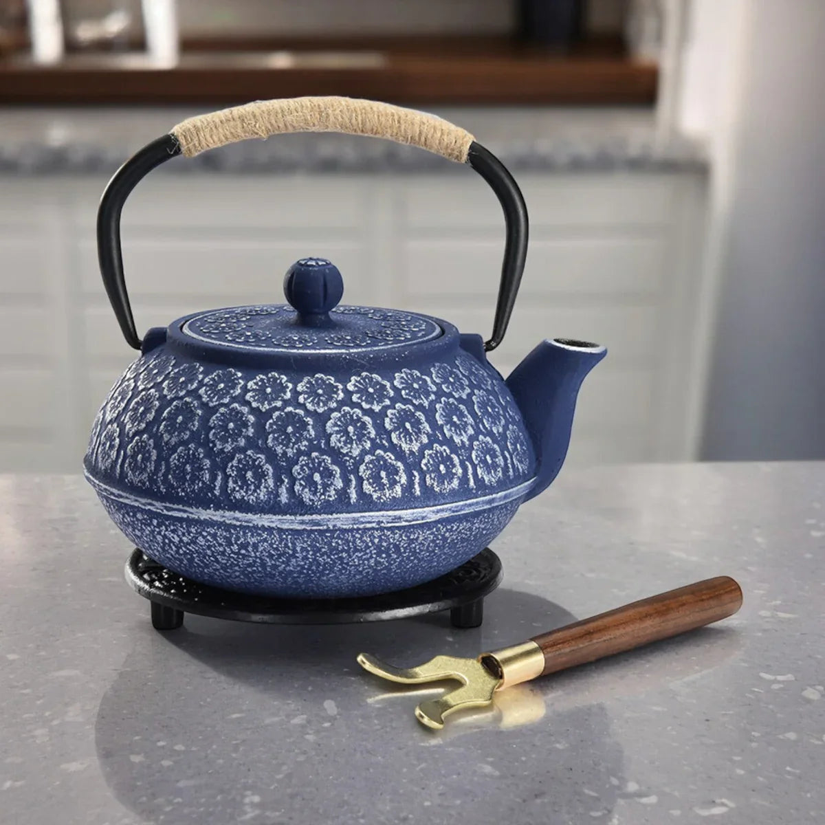 Japanische gusseisen teekanne 1 l - Shop Teekanne