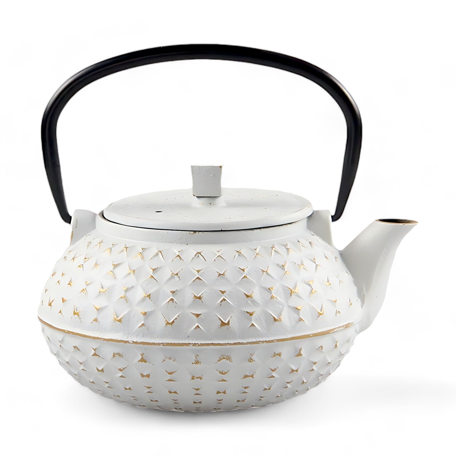 Teekanne gusseisen weiß