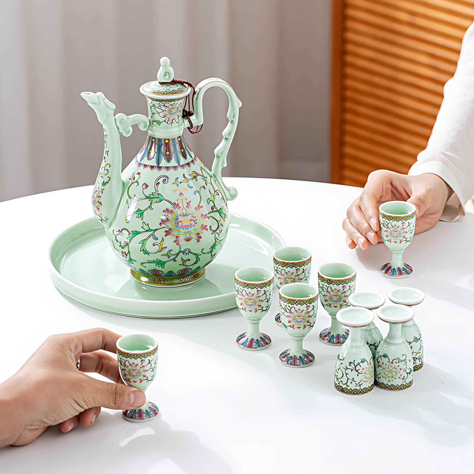 Teekanne Keramik Antik