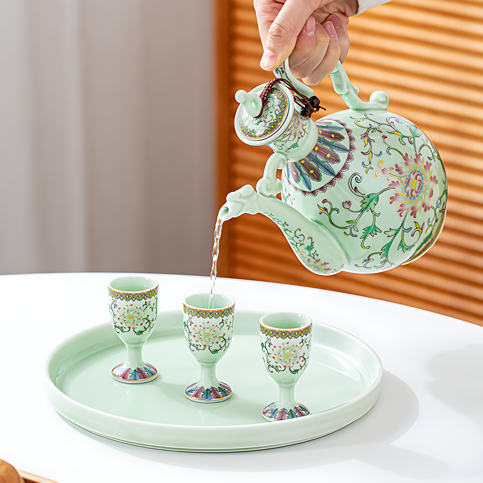 Teekanne Keramik Antik