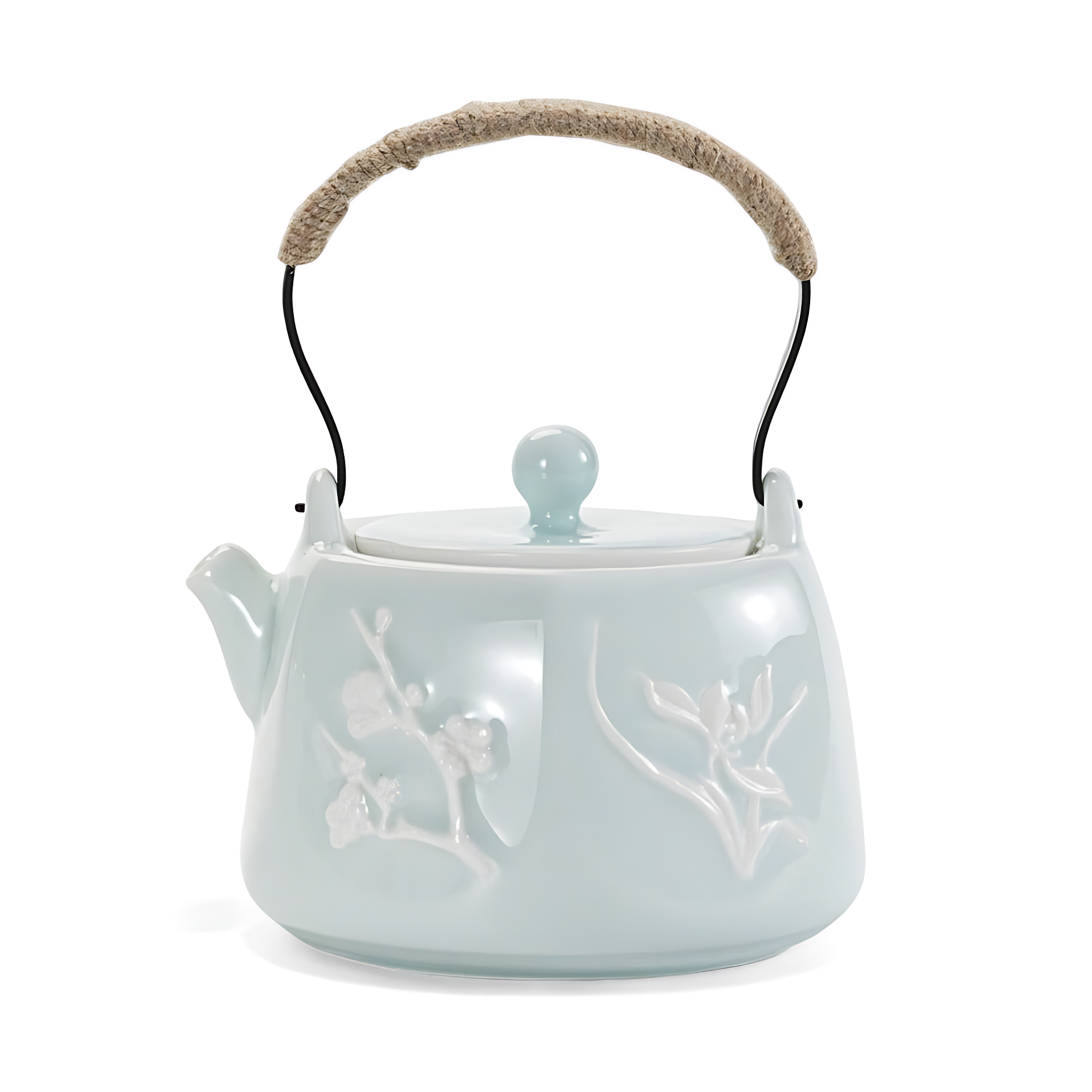 Teekanne Keramik Blau