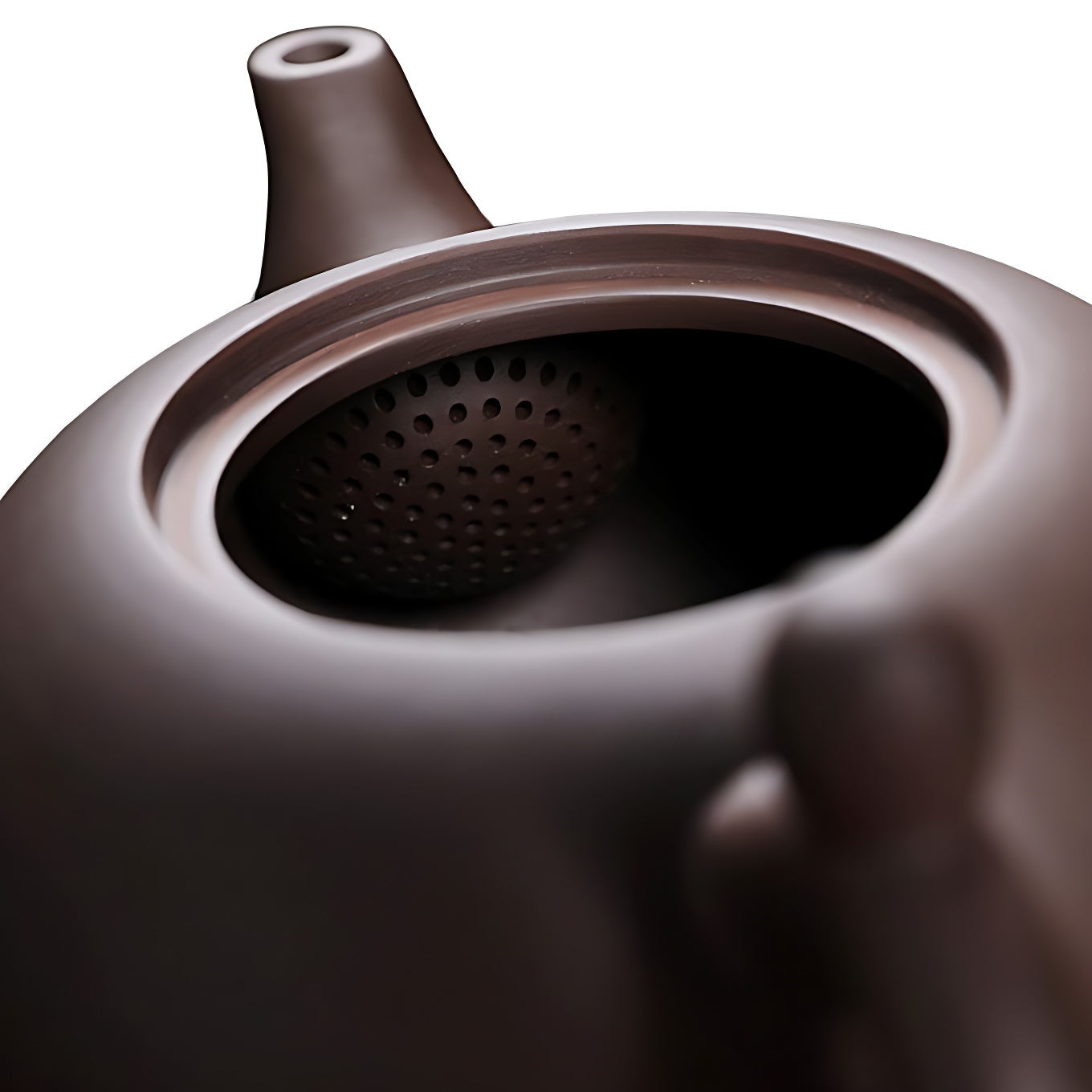 Teekanne Keramik Braun