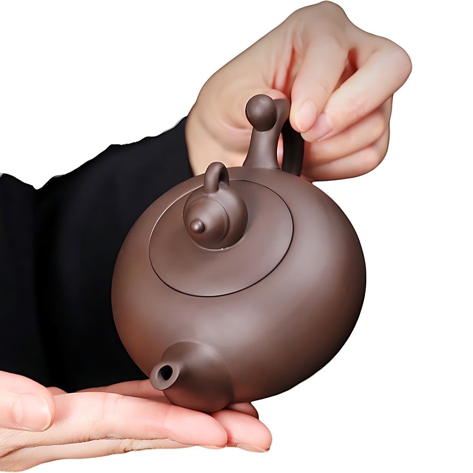 Teekanne Keramik Braun