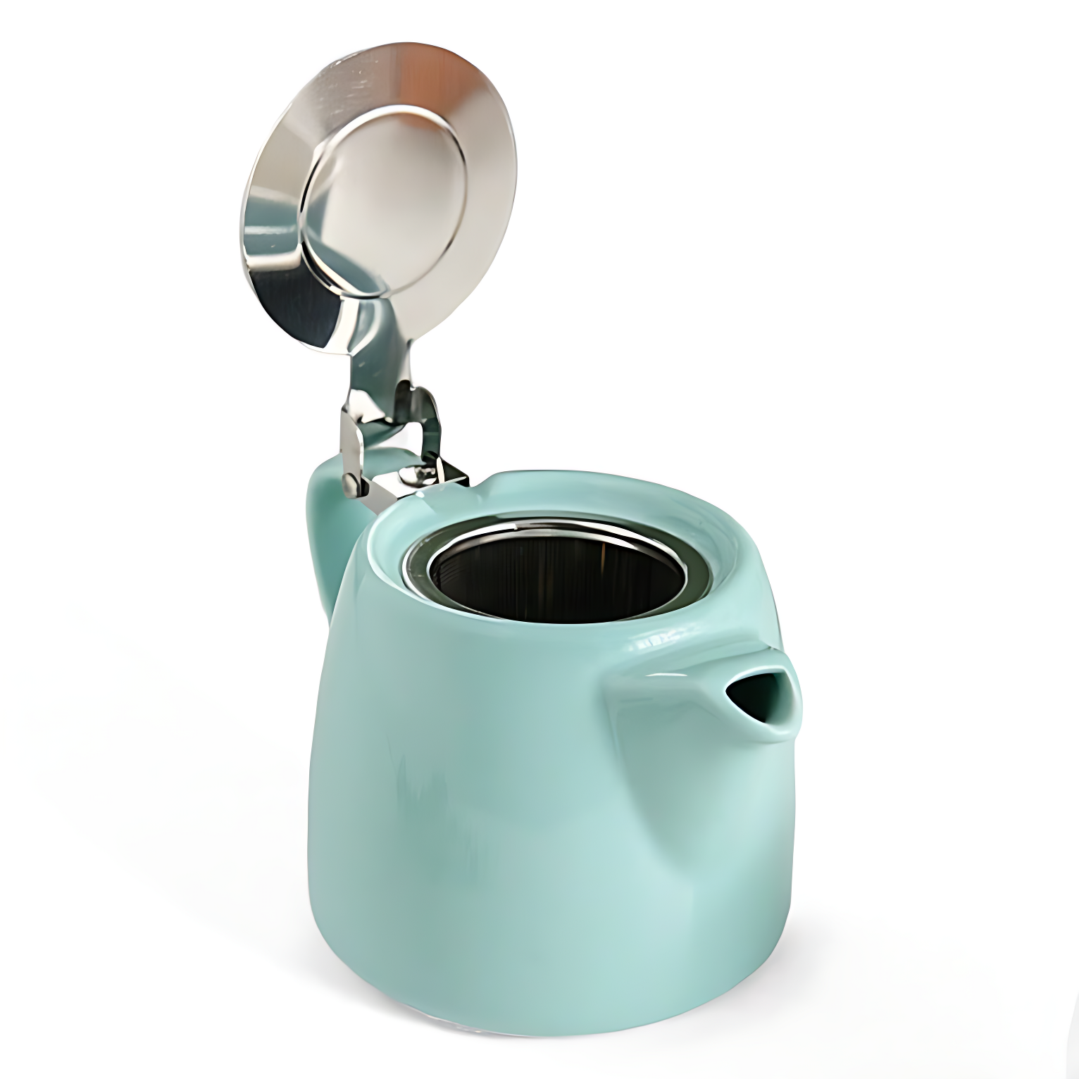 Teekanne Keramik Edelstahldeckel