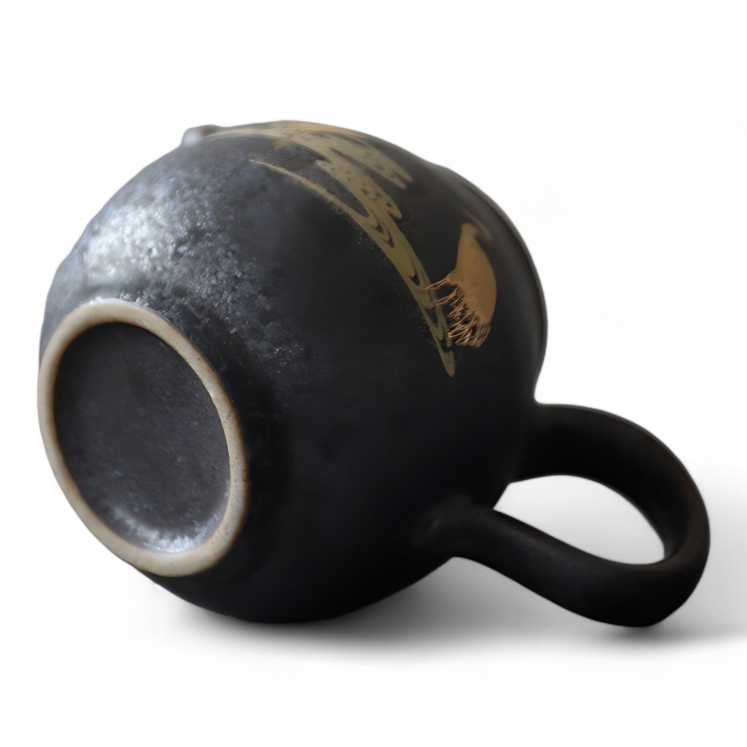 Teekanne Keramik Grau