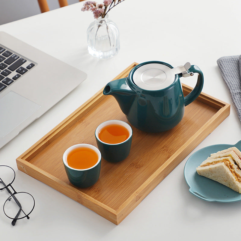 Teekanne Keramik Grün