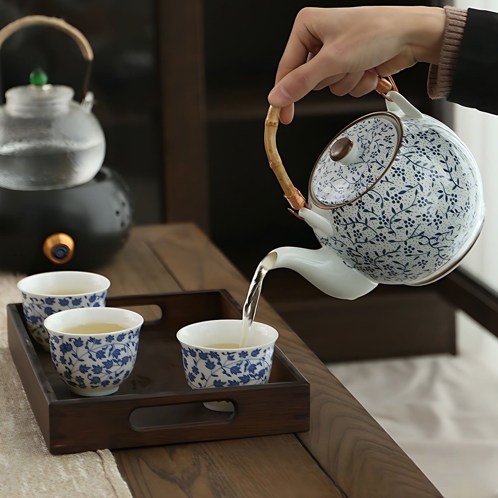 Teekanne Keramik Muster