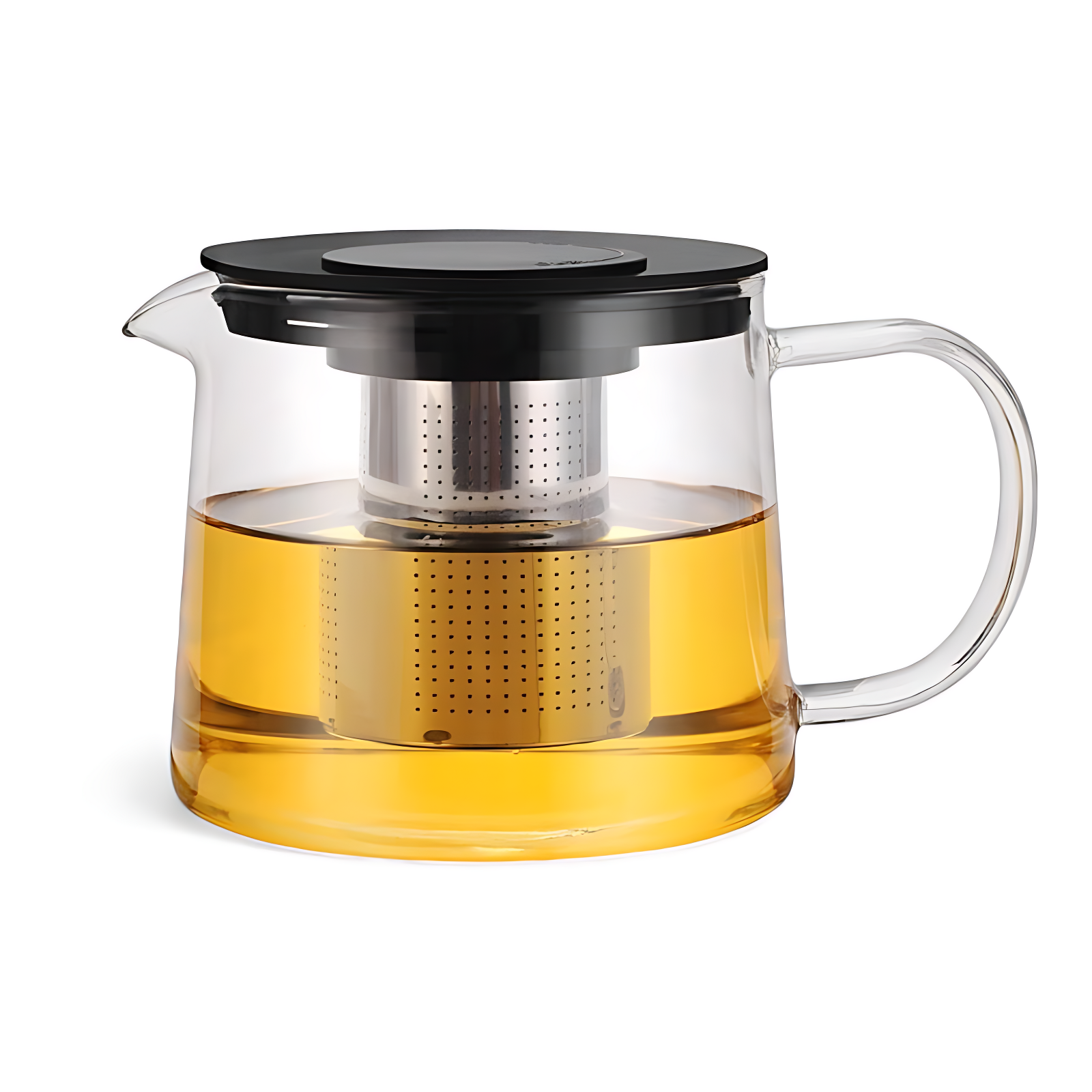 Edelstahl Teekanne 1,5L Mit Sieb - Für Gas & Induktion Geeignet