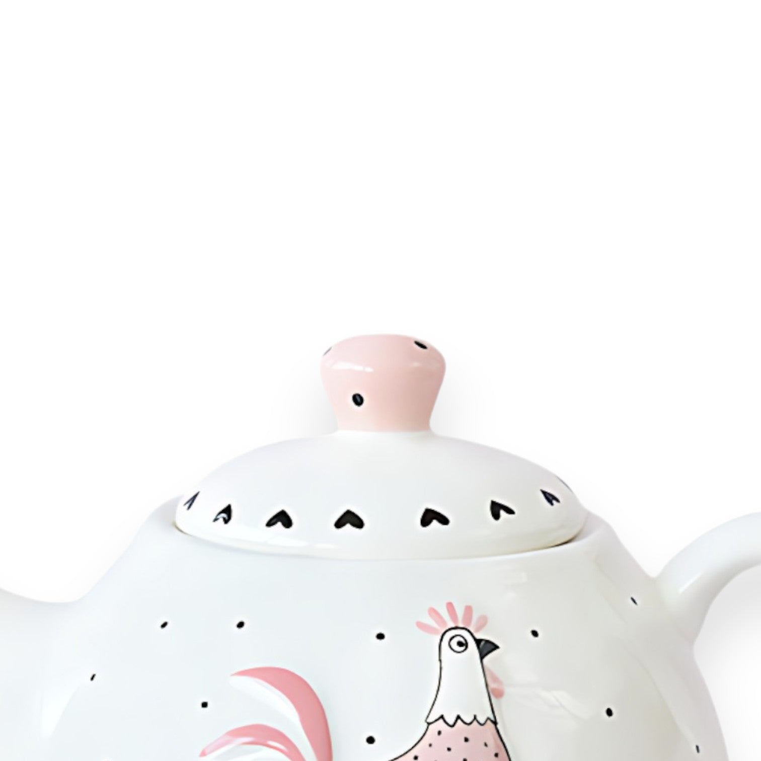 Teekanne Mit Integrierter Tasse Rosa