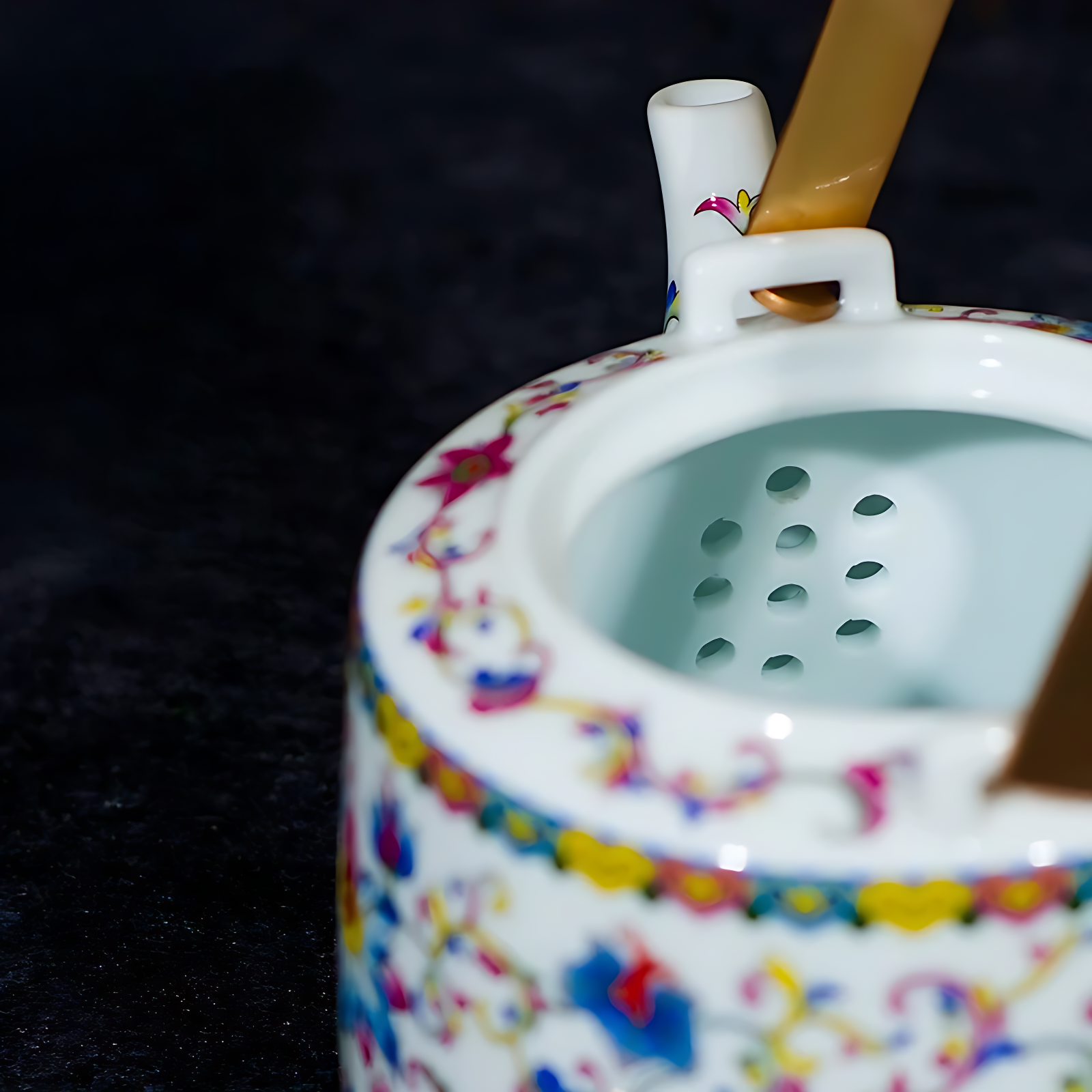 Teekanne Mit sieb Hitzebeständig Porzellan