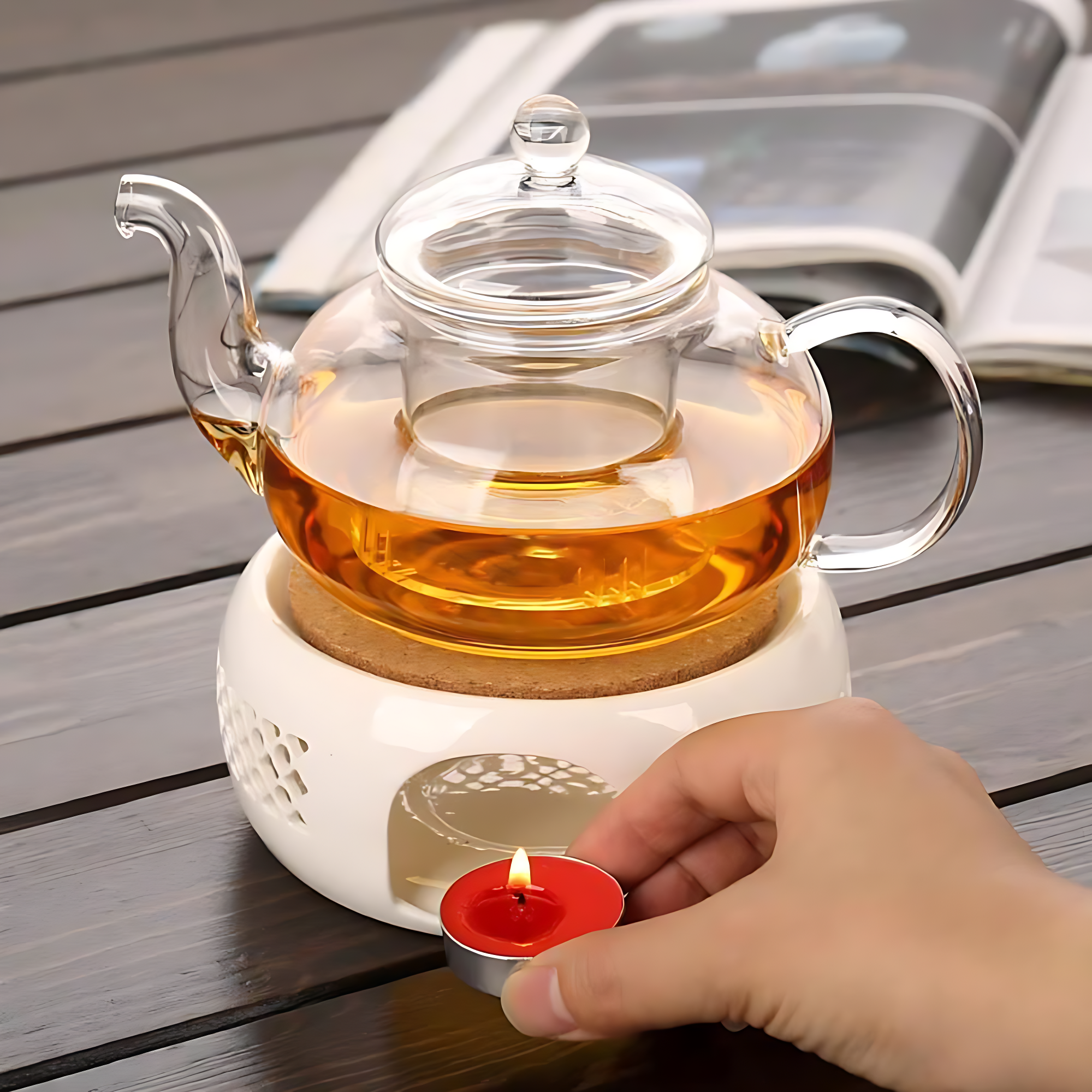 Teekanne Mit Stövchen Depot