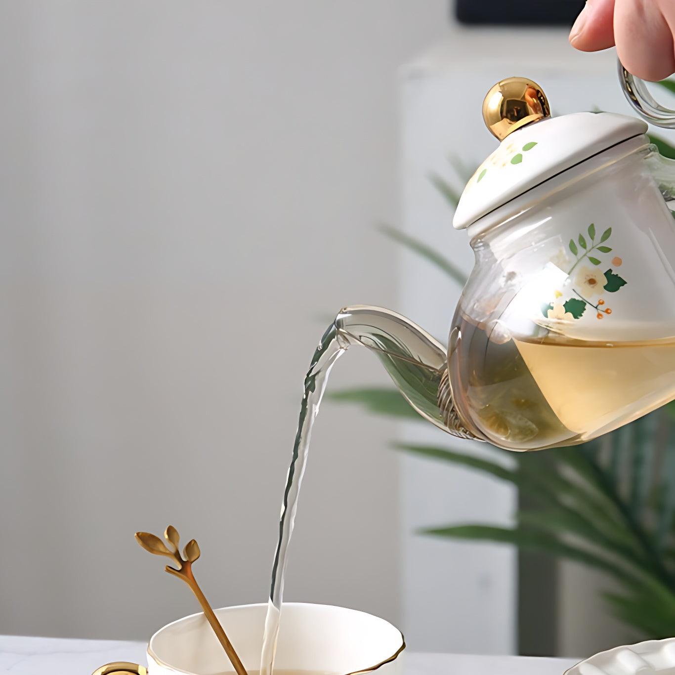 Teekanne Mit Stövchen Keramik