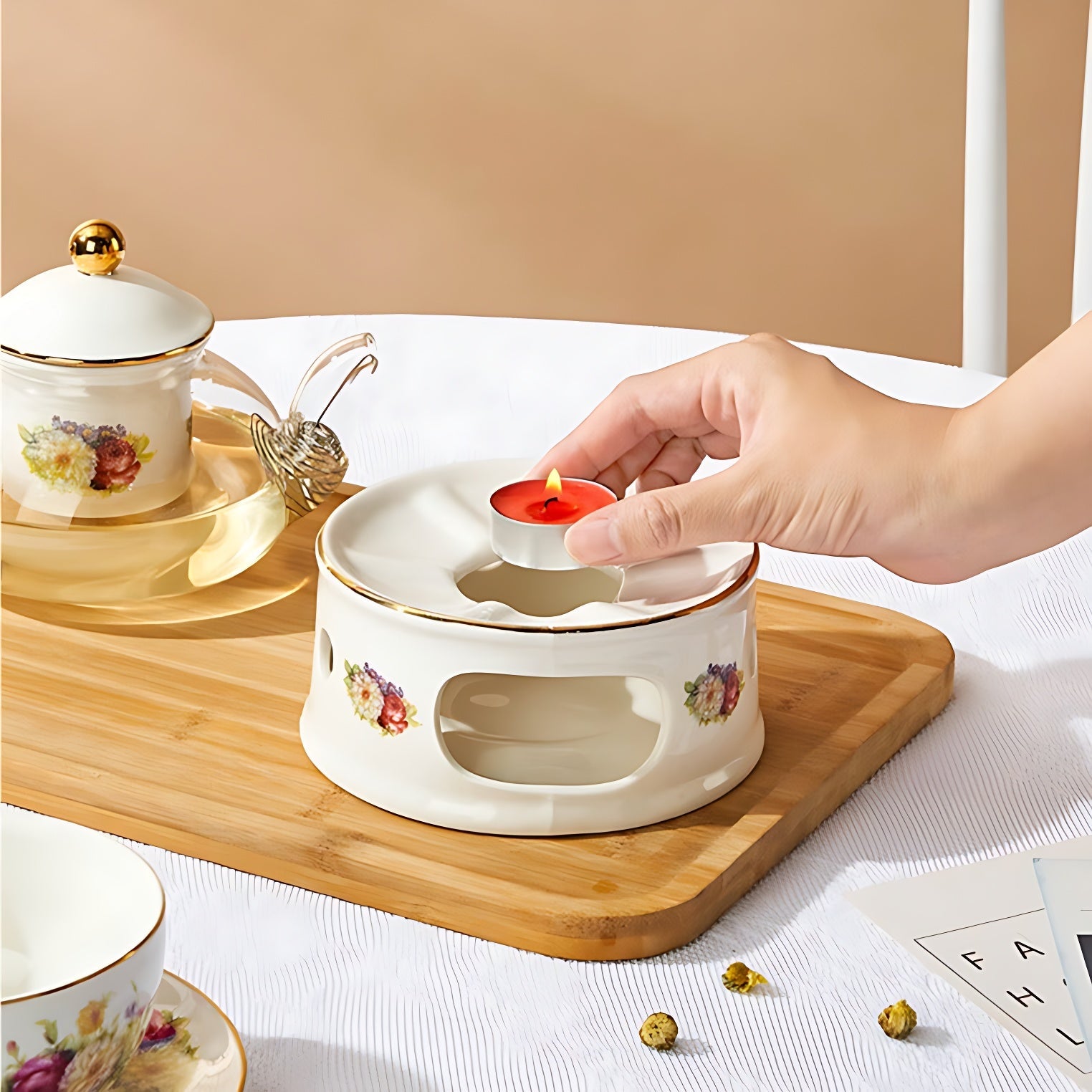 Teekanne Mit Stövchen Modern