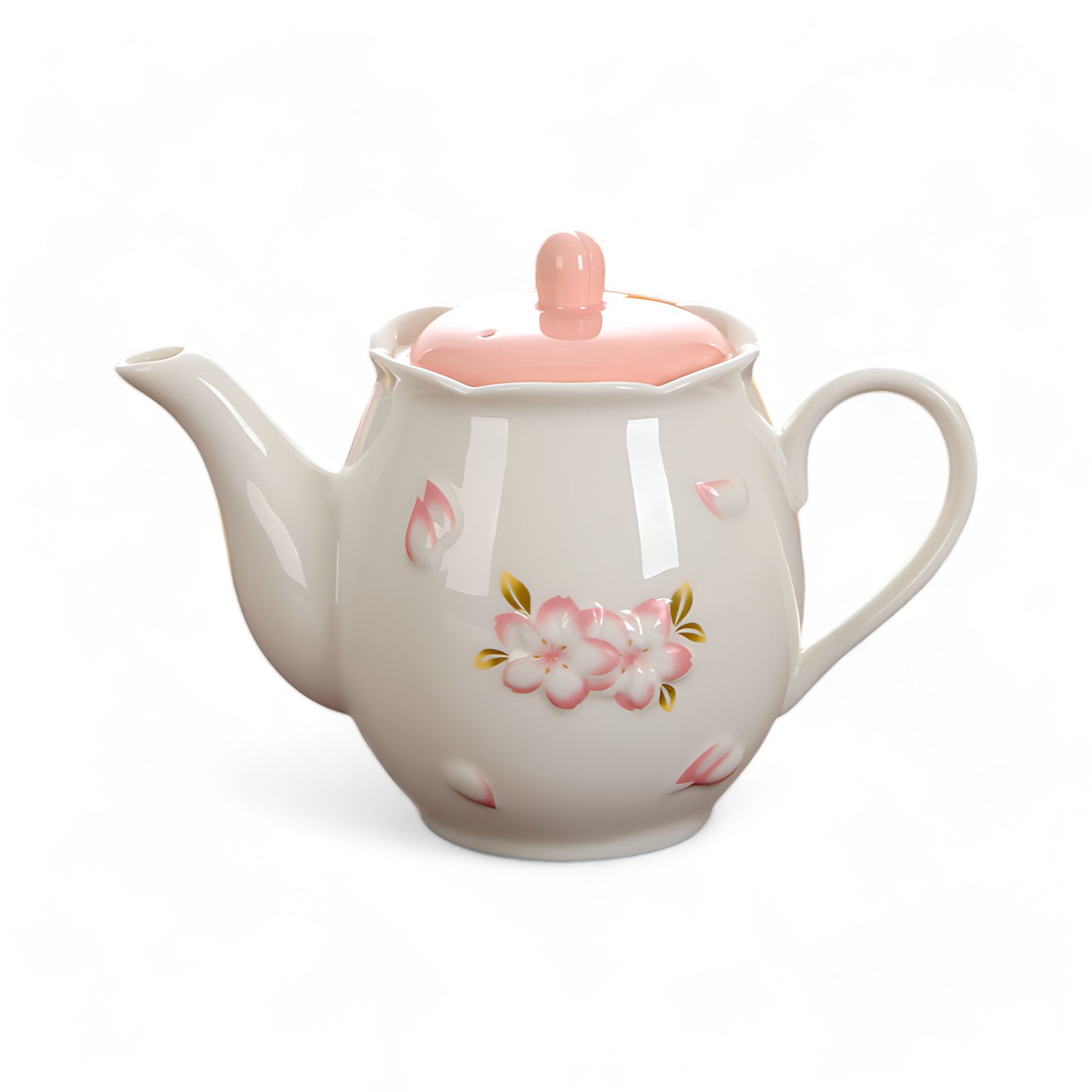 Teekanne Mit Stövchen Rosendekor