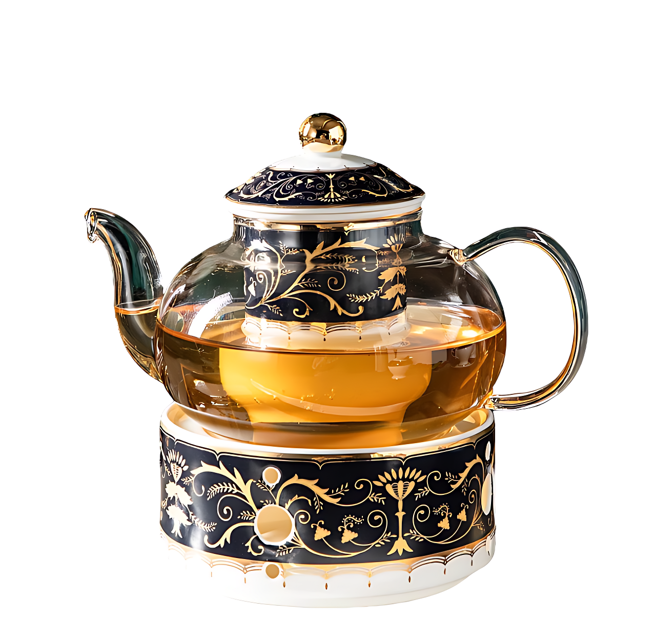 Teekanne Mit Stövchen Set