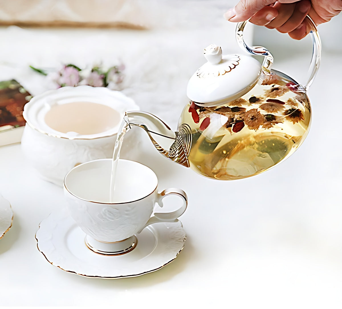 Teekanne Mit Stövchen Style