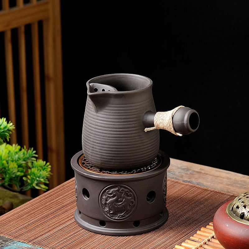 Teekanne Mit Stövchen Ton