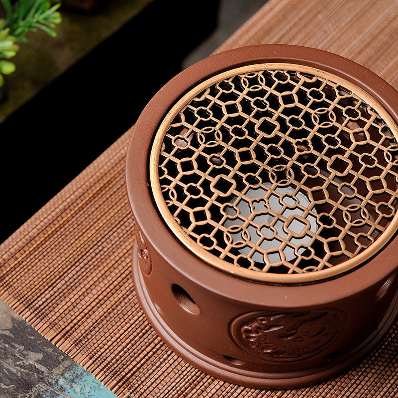 Teekanne Mit Stövchen Ton