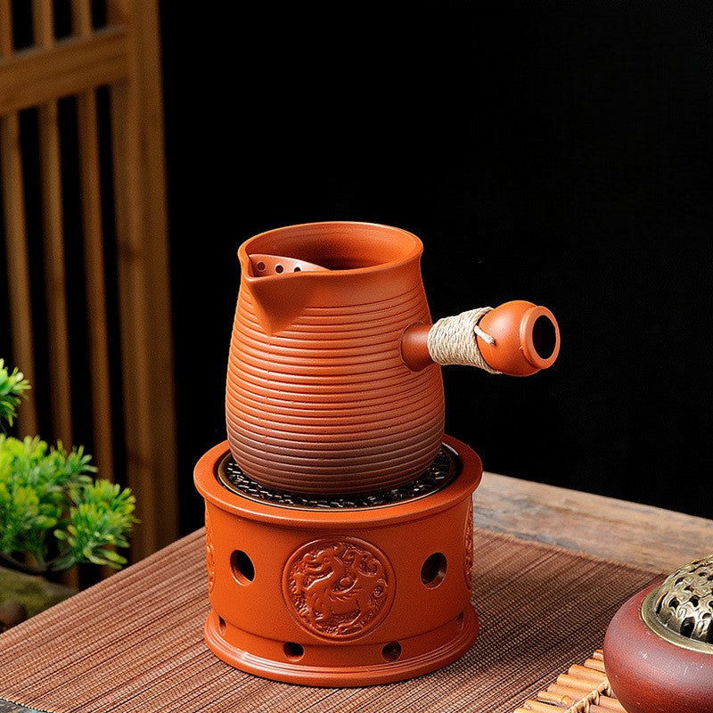 Teekanne Mit Stövchen Ton