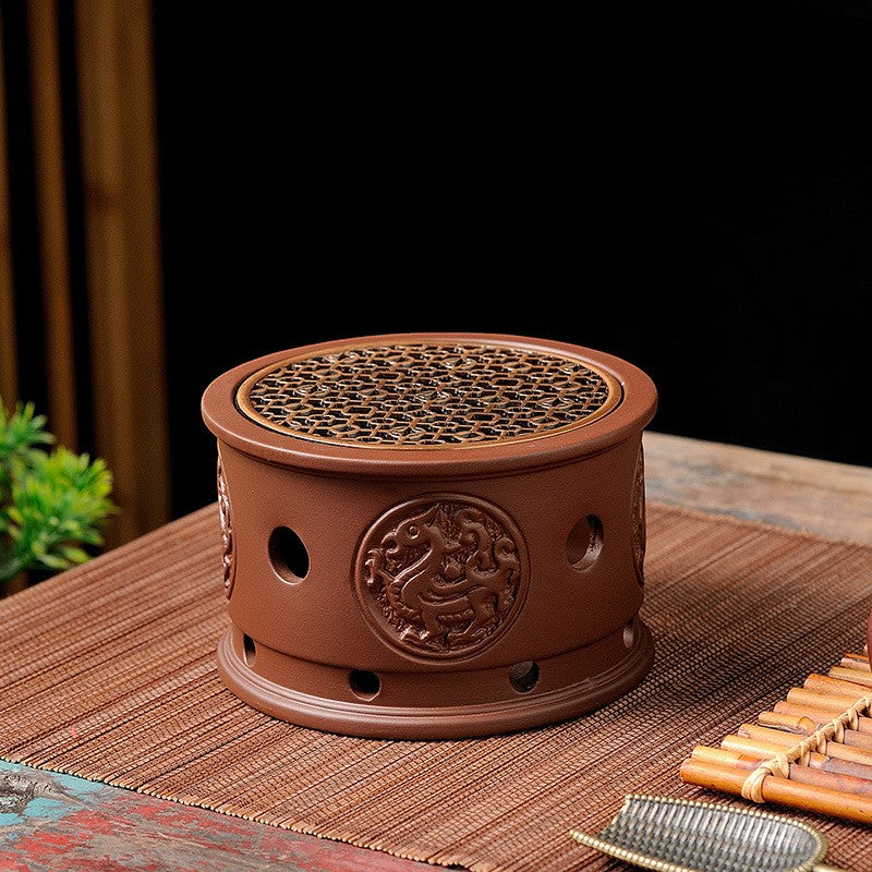 Teekanne Mit Stövchen Ton