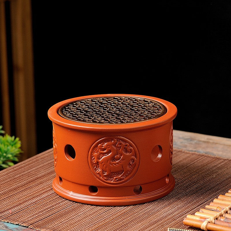 Teekanne Mit Stövchen Ton