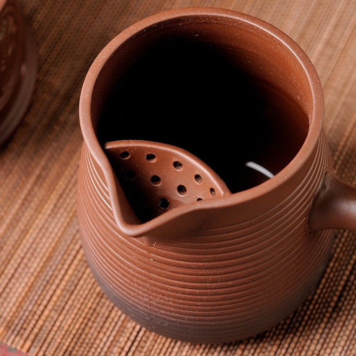 Teekanne Mit Stövchen Ton