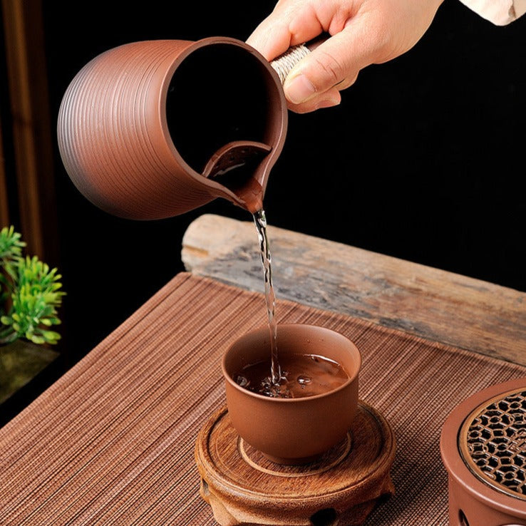 Teekanne Mit Stövchen Ton